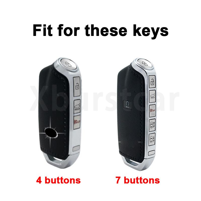 AAAHF1 TPU Car Smart Key Case Cover for Kia Stinger 2018 2019 2020 2021 K900 Stinger GT GT Elite GT Limited K9 Keyless Shell Fob Holder