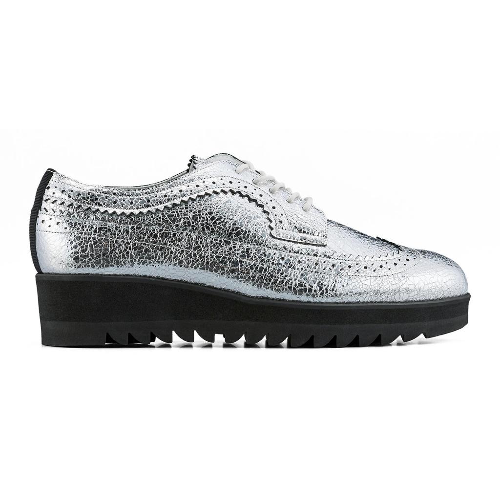 Onitsuka Tiger BROGUE Slip Resistant Abrasion Resistant Low top Casual Shoes Women's Silver 1182A640-020