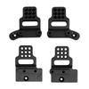 RC Shock Mount Aluminium Alloy Shock Bracket Multi Holes Easy Installation for Traxxas TRX4M 1 18 RC Car Black