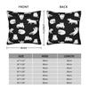Funny Cat Pillowcase Printed Polyester Cushion Cover Gift Cute Kitty Throw Pillow Case Cover Home Square 40X40Cm