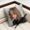 For Maya Hawke Cat Throw Pillow Case Sham xcm Decoration Square Chair Pillowcase Pad Cover