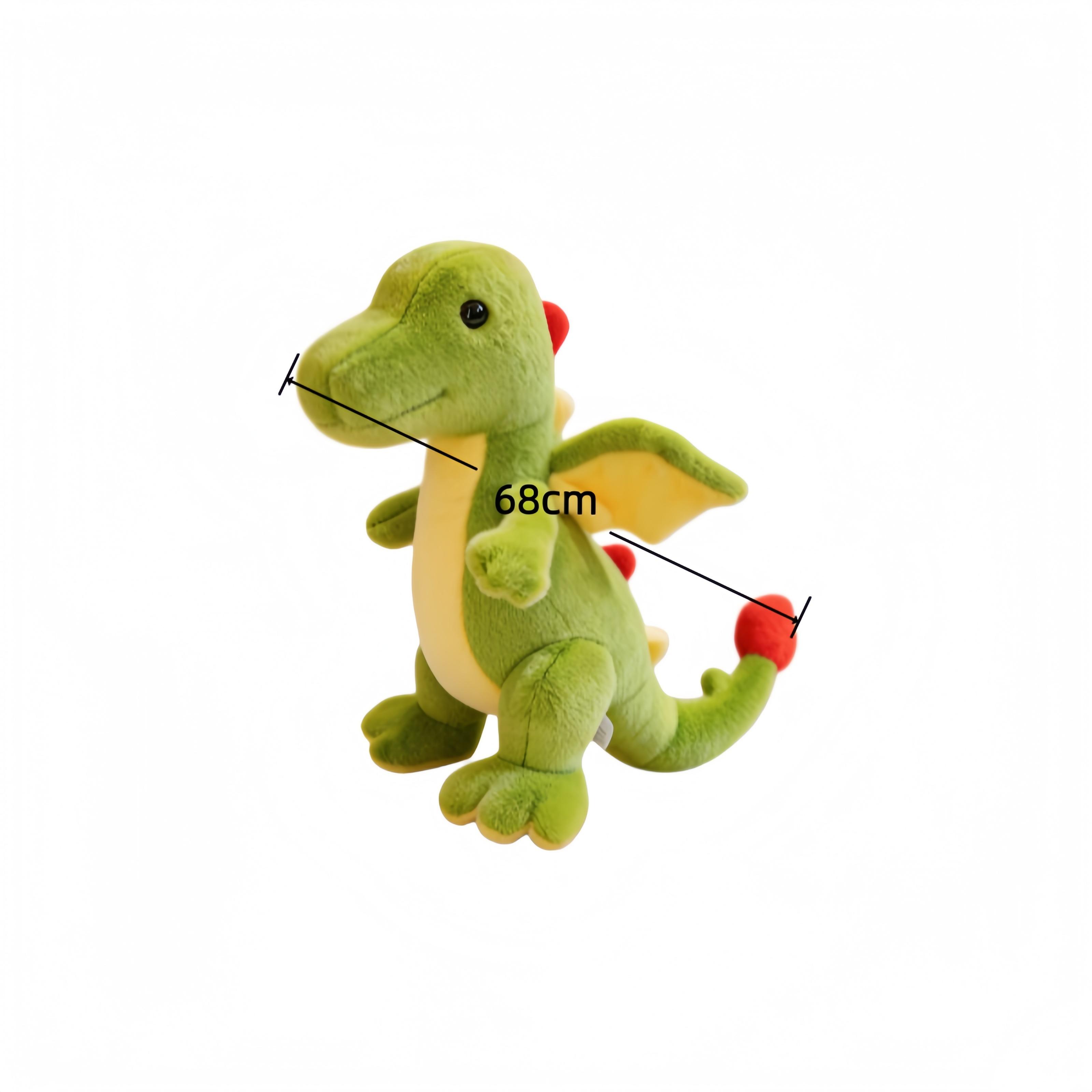 Groene Dinosaurus Serie Pluche Speelgoed Tyrannosaurus Rex Triceratops Stegosaurus Zachte Kinderpoppen Decoratie Speelgoed Creatieve Verjaardagscadeaus