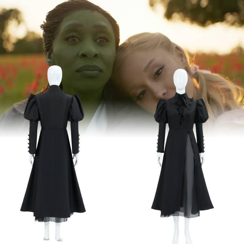Wicked Elphaba Cos Clothing Festival Party Costume Movie Cosplay Perform Skirt