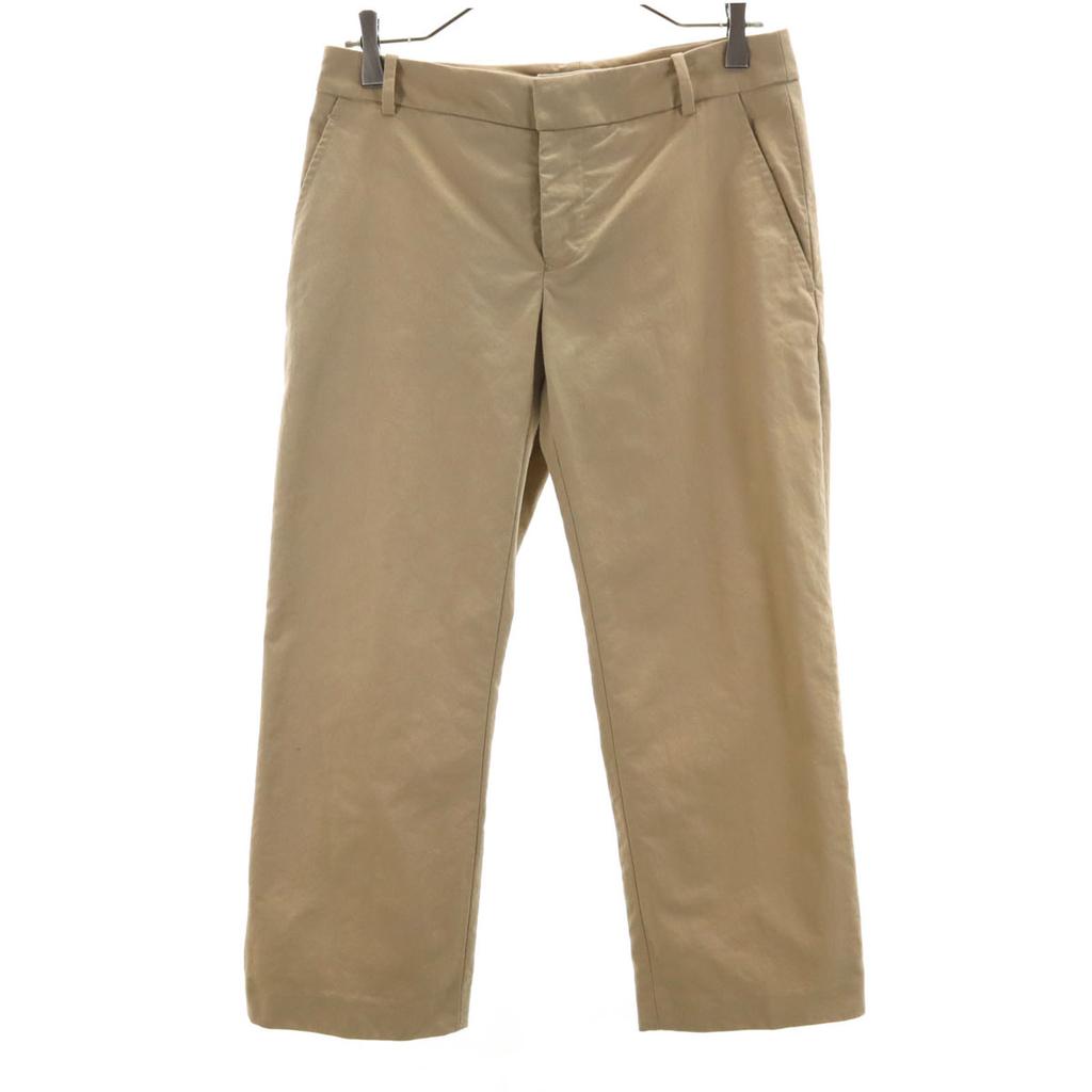 MARNI made in Italy Nylon twill Cropped pants 40 beige Women Used