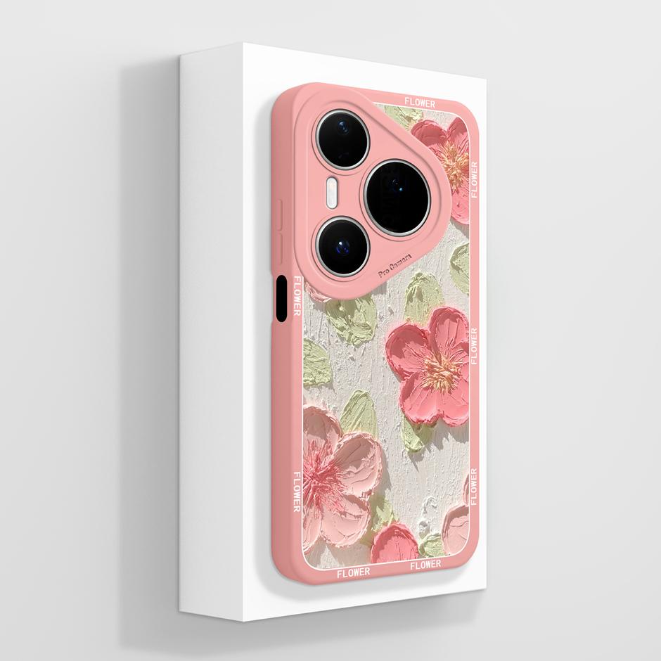 Phone Case For Huawei Pura 80 Pro Plus Ultra Fashion Butterfly Soft Liquid Silicone Protective Bumper Cover Anti Scratch Fundas