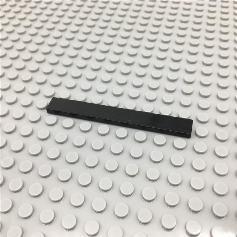 [Funbrick]80 STK Fliesen DIY Bausteine Figursteine Glatt 1x8 Lernspielzeug für Kinder Größe Kompatibel Mit 416