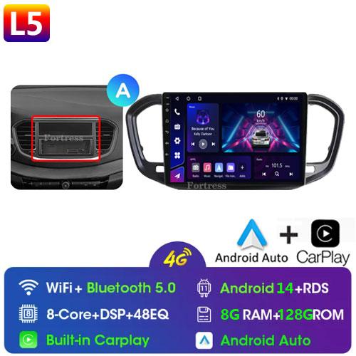Fortress  For LADA Vesta NG 2025 Car Radio Multimedia Video Player Navigation stereo GPS Android 13 No 2din 2 din dvd