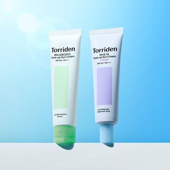 TORRIDEN Tone-Up Sunscreen: Choose 1 of 2 (Dive-In/Balanced)