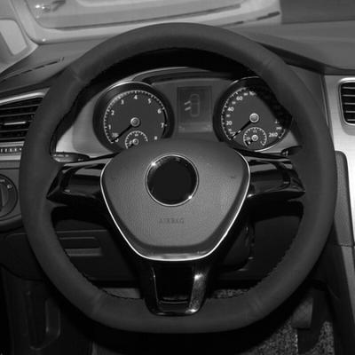 DIY Car Steering Wheel Cover For Volkswagen Golf 7 Polo Passat B8 Touran Tiguan