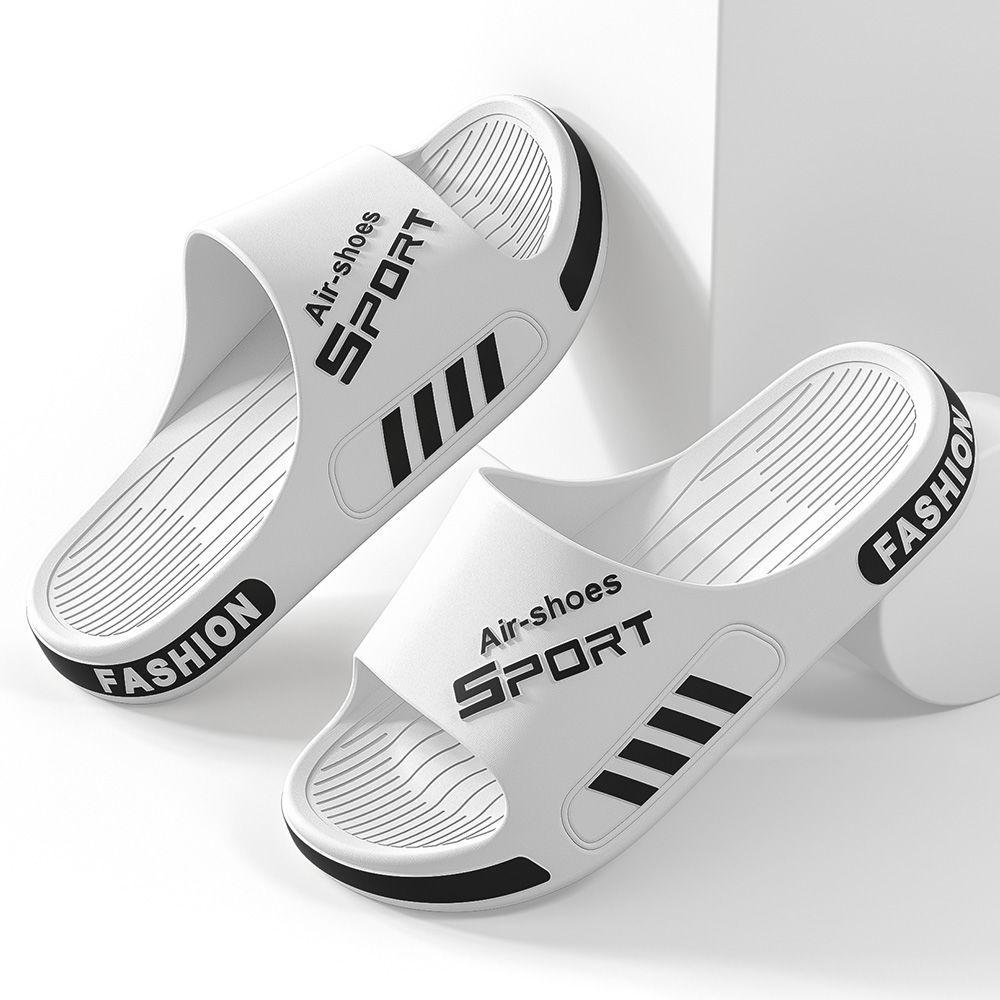 Fashion Men's Home Slippers No Smelly Feet Sandals Outer Wear Trend Slippers House Man New 2025 Thick Bottom Super Soft Male Toilet