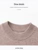 Men’s Autumn-Winter Pure Wool Machine Washable Sweater, Thickened, Half-High Collar, Warm Base Layer