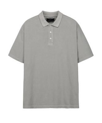 IL CORSO Garment-Dyed Pk Short Sleeve T-Shirt Light Gray Iets5E413G1