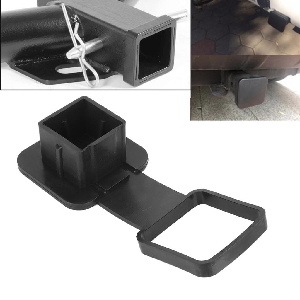 Anhängerkupplungsrohrabdeckung, Kupplungsabdeckung, Kupplungskappe, Gummi, Anhängerkompatibel, Hält sauber, Schützend, Einfache Installation, Langlebig