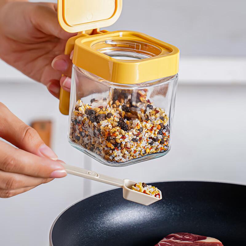 Zhishi Glass Seasoning Jar Set