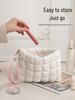 Puffy Cloud Pleated Makeup Bag - Large Capacity & Portable Versatile Handbag