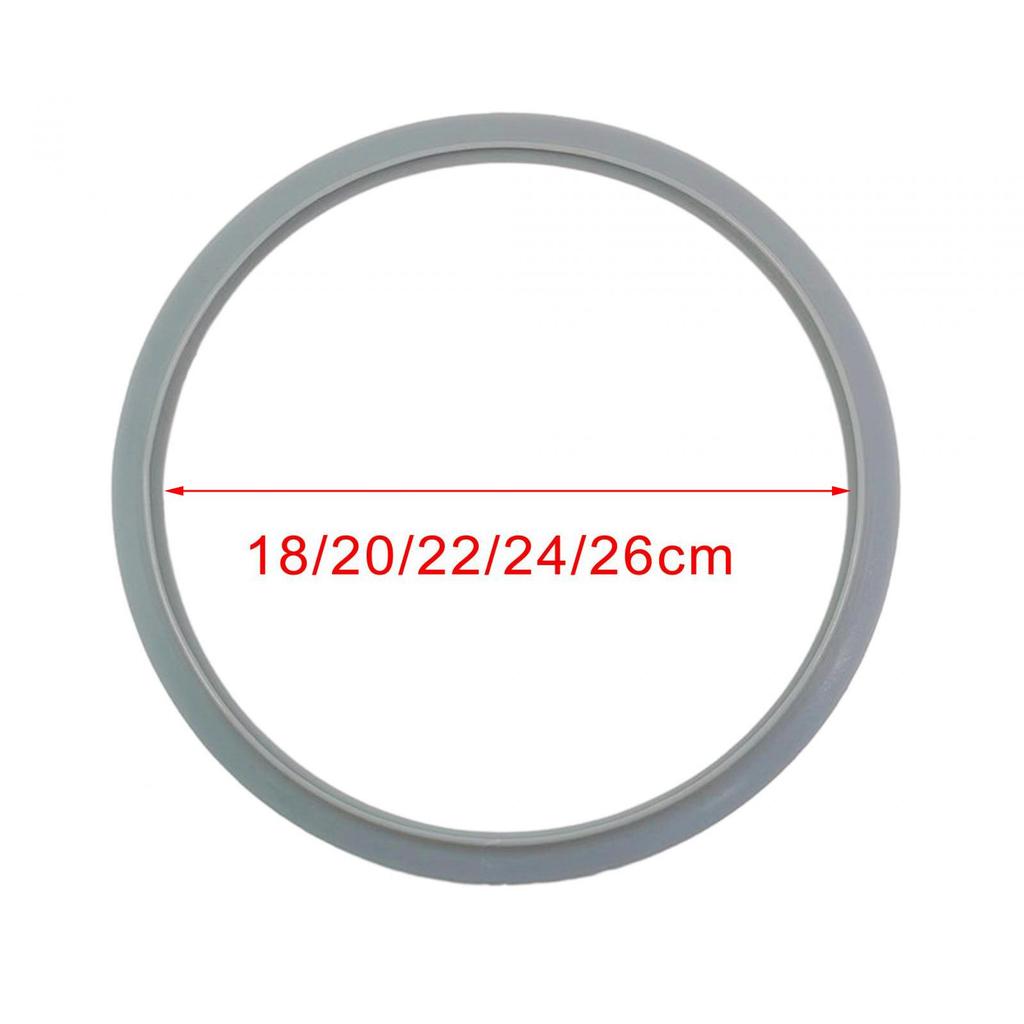 Silicona de Grado Alimenticio Olla Arrocera Olla a Presión Anillo de Silicona Tapa Junta de Repuesto Anillo Sellador de Cocina 18/20/22/24/26cm