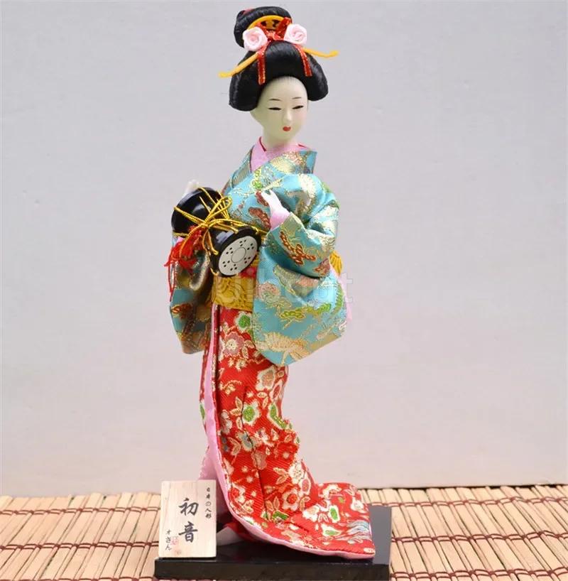 Geisha Japanese Kimono Doll Puppet Seafood Sushi Shop Restaurant Decorate Tool Cute Toy Embellishment Ornaments Gift Crafts 1-28
