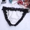 Men Briefs Briefs Underwear Satin  Lace Bow Thong Panties Panties Underpants