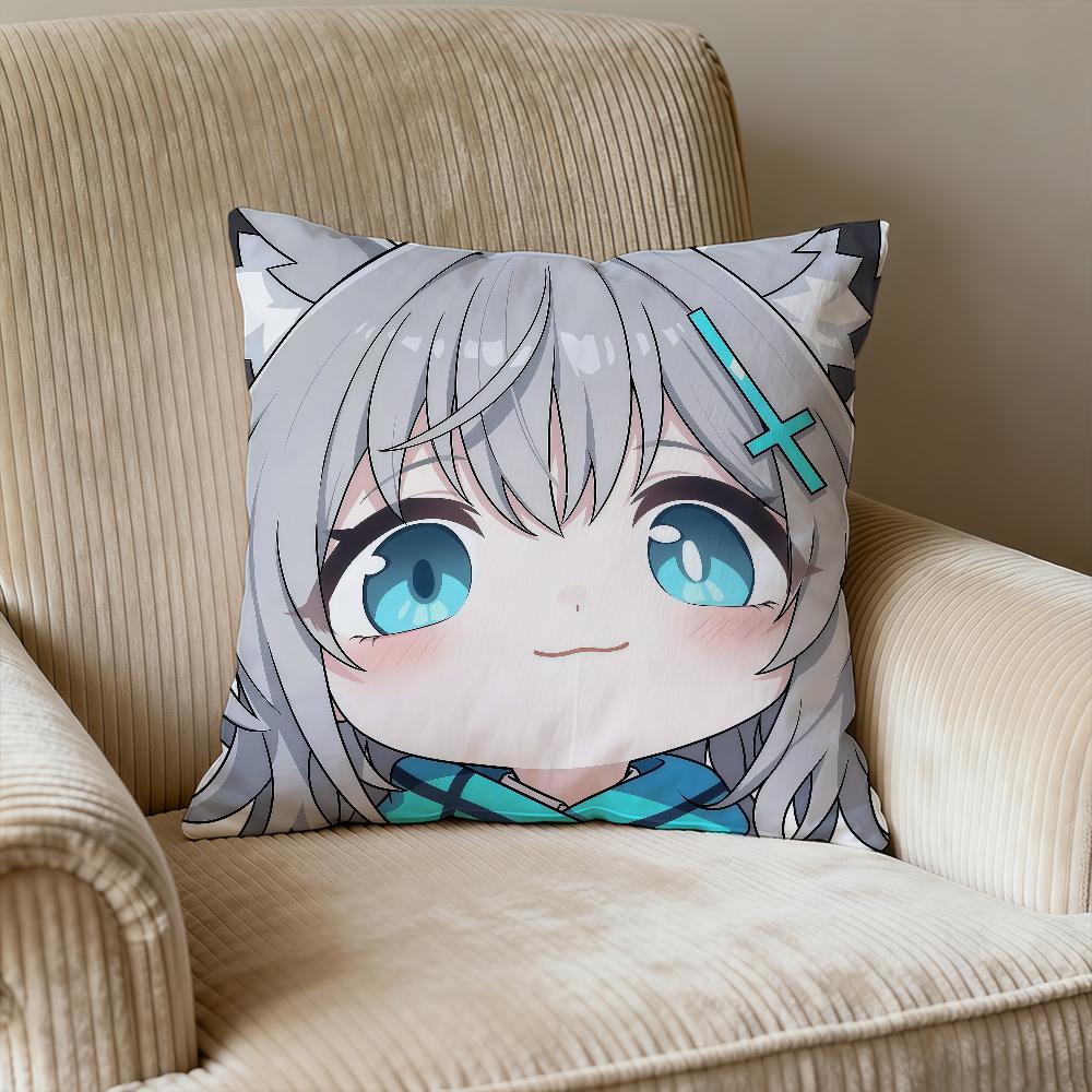 Blue Archive Наволочка для подушки Сунаоками Широко Уличный диван Декоративная квадратная Гостиная Спальня Диван Автомобиль 12x12Inch