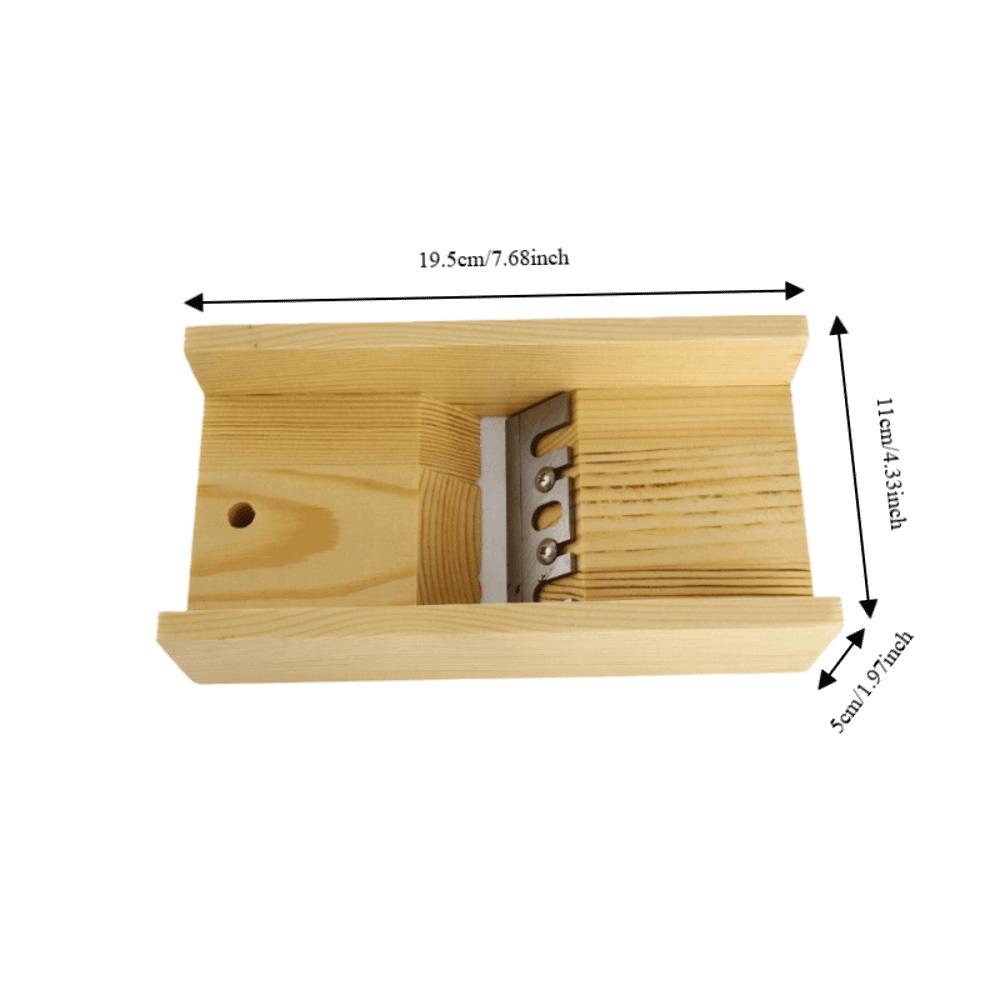 Solid Wood Soap Beveler Adjustable Blade Stainless Steel Soap Planer Polished Surface Smooth Trimming Soap Loaf Trimmer