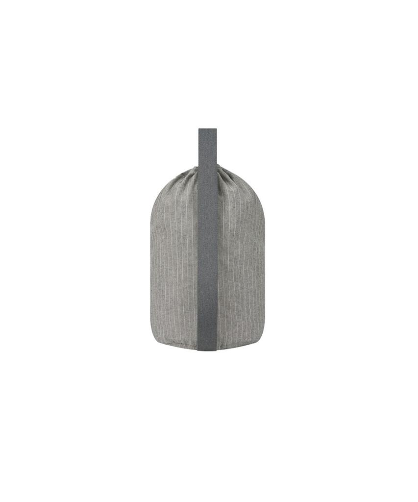 Colocynth Creta Cross Bag Light Gray Stripe