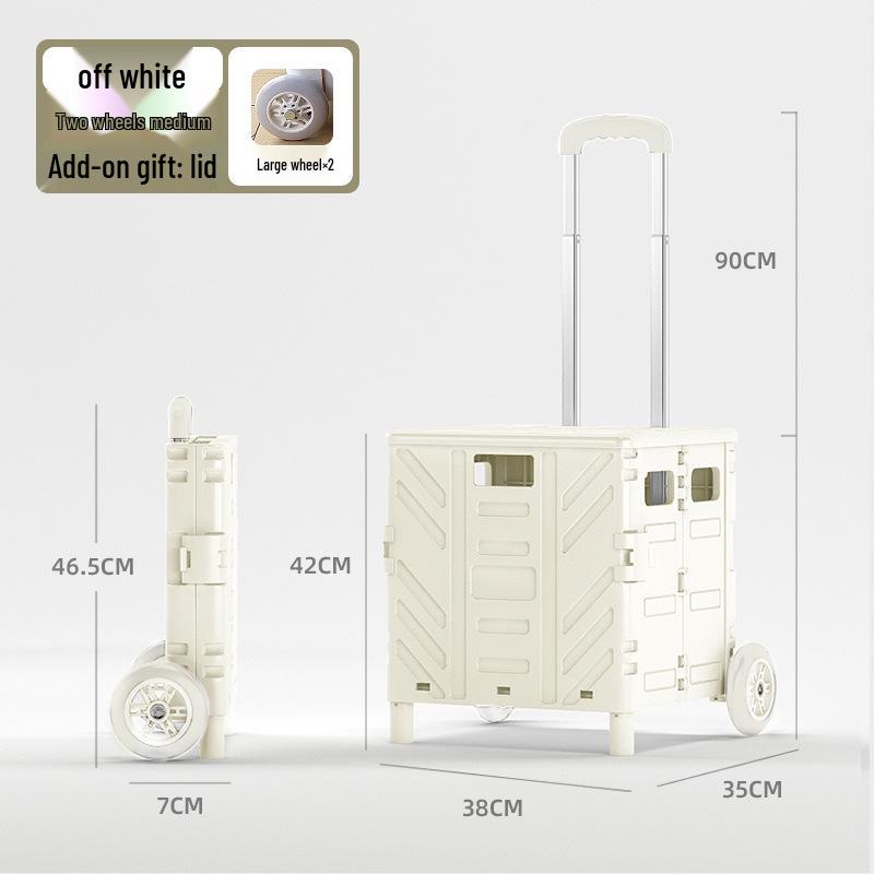 

Компактная складная тележка для покупок для лестниц и доставок