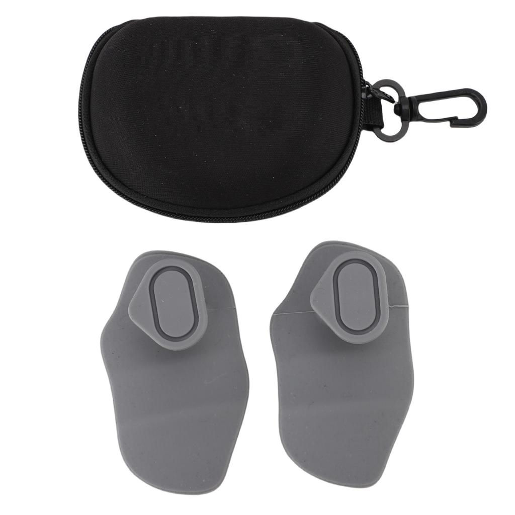 2PCS Fingerless Gym Grips Breathable Ergonomic Antislip Silicone Weight Lifting Grips for Workout Ex