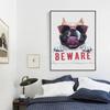 Funny French Bulldog Pug Dog Pet Posters Print Canvas Painting Stay Cool Animal Wall Picture For Living Room Home Decoration