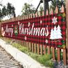 9.7ft Christmas Banner Hanging Background Porch Signs Outdoor Xmas Decor