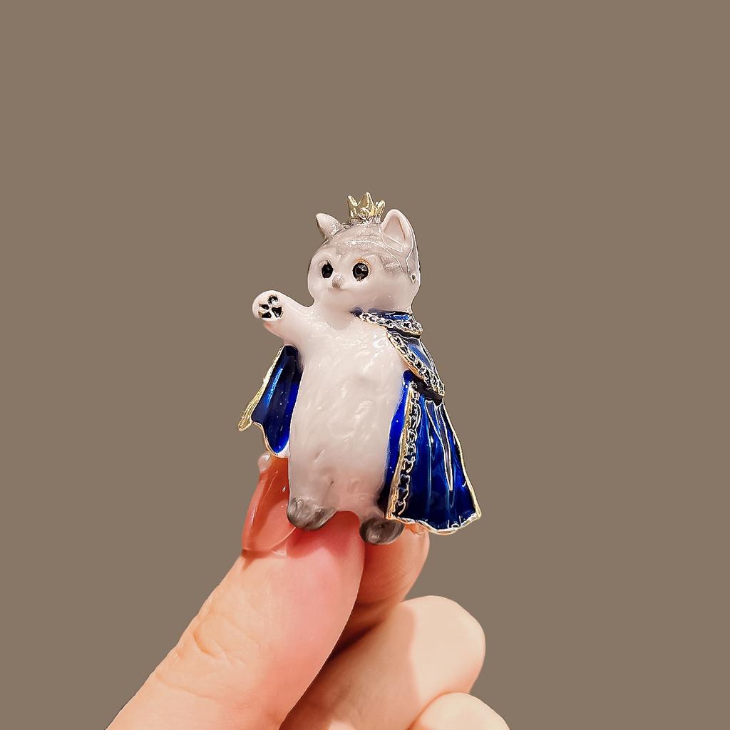 Cartoon Kitten Brooches for Both Men and Women, Exquisite Enamel Brooches, and Unique and Elegant Brooches