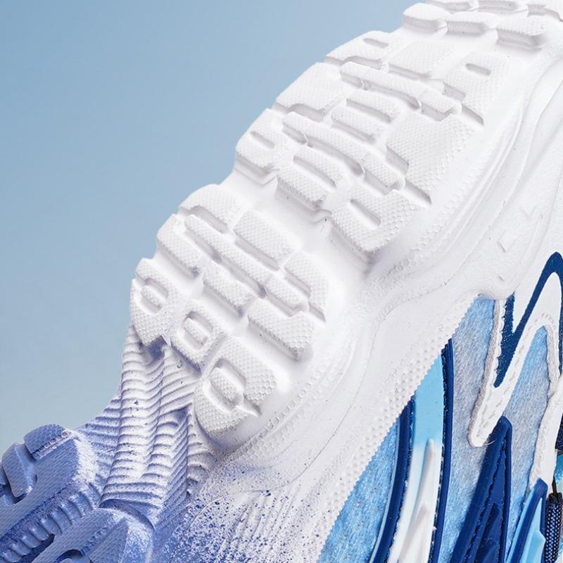 Barnsneakers, vridspännen, nätsskor, nätsskor, lätta, stötdämpande, andningsbara, pappaskor för sommaren