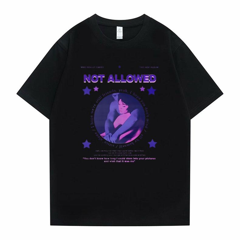Cults TV Girl One Night Only Graphic Print T-shirt Unisex Vintage Tees Unisex Γυναικείο Casual Oversized T-shirt Unisex Βαμβακερό T-shirt