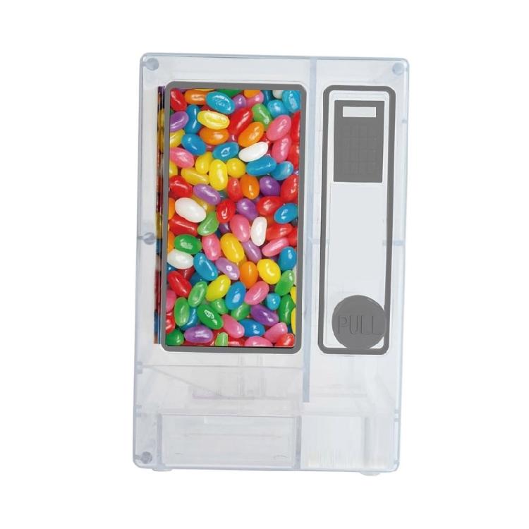 Large Capacity Candy Dispenser Sweet Treats Storage Box Kids Pulling Design Vending Machine Toy For Candy Organization