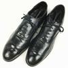 60s-70s? Vintage Edgerton Plain Toe Business Shoes Black size 8 26.0 Men's(USED)