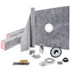 Kit de Impermeabilização para Chuveiro Kit de Chuveiro Bandeja 48''x48'' com Dreno Central PVC