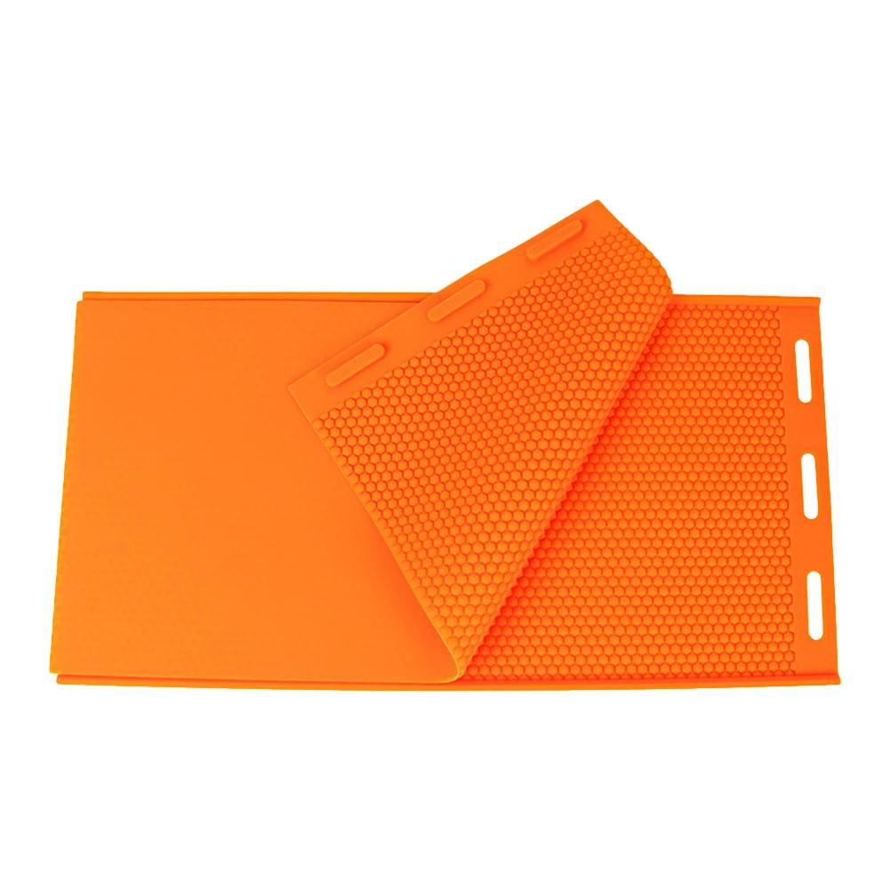 2pcs Silicon Flexible Beehive Wax Machine Foundation Sheets Mold Beeswax Foundation Press Mould Beekeeping for Beekeeper Candle