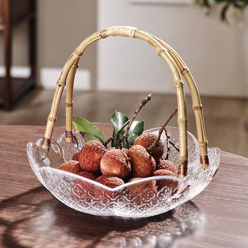 Drian Luxury Glass Petal Fruit Plate