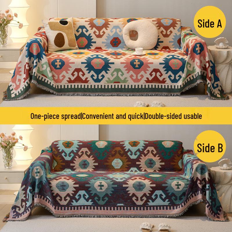 Luxury Anti-Slip Nordic Sofa Cover - Four Seasons Cat Claw Resistant