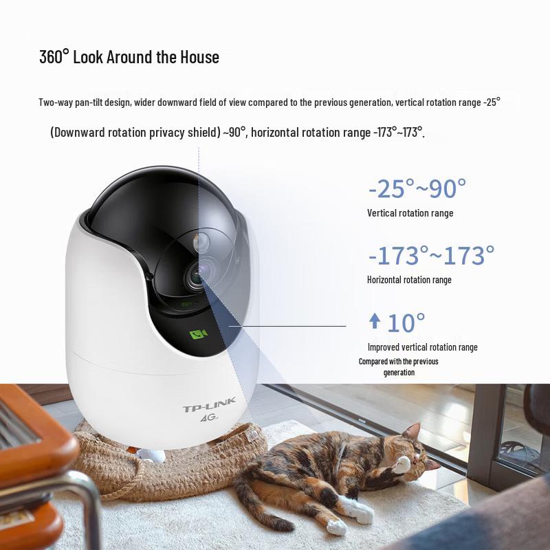 TP-LINK 8MP 4K 4G Indoor Security Camera CN plug (adapter included)