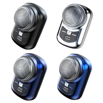 Portable Mini Electric Shaver 180mAh Digital Power Display Beard Trimmer USB Rechargeable Removing Chest Body Hair