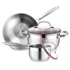 ADNENY 304 Stainless Steel Wok & Pot Set
