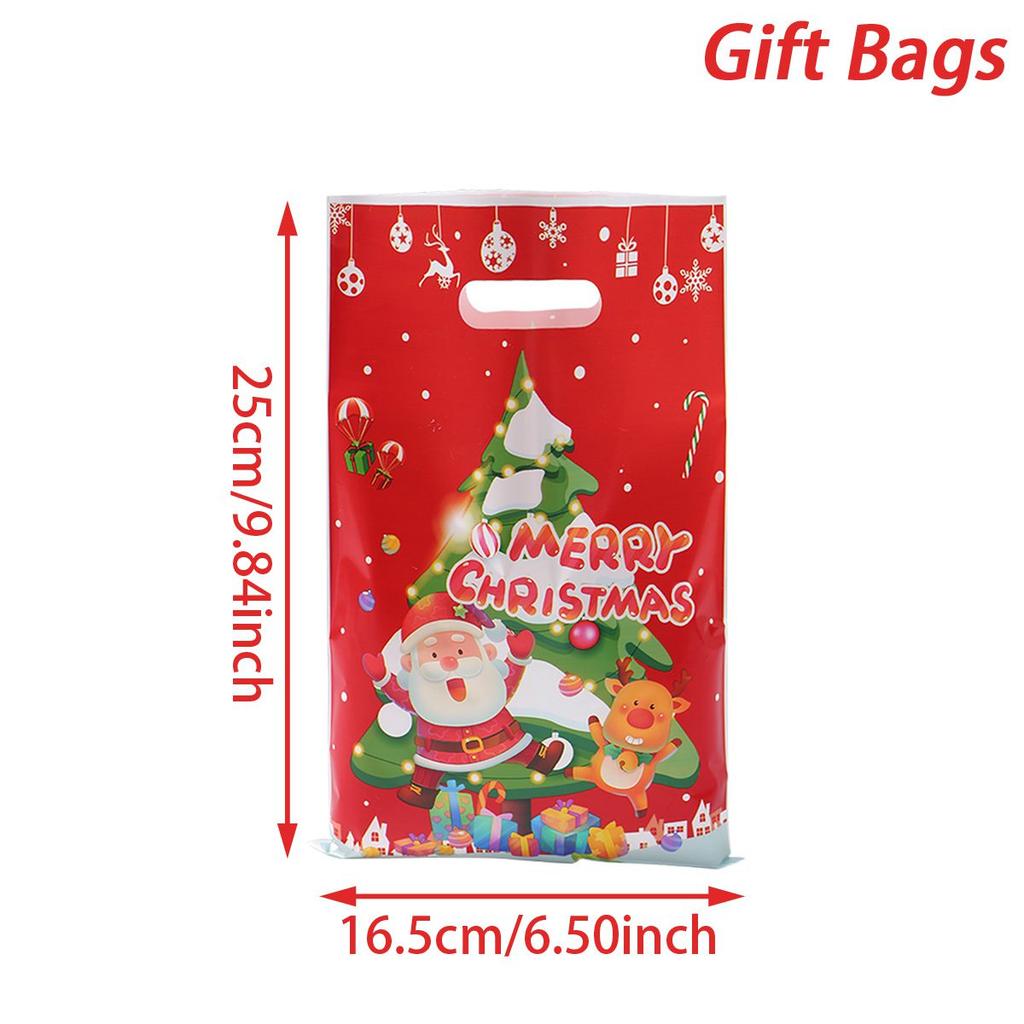 Christmas Santa Claus Gift Handbag Merry Christmas Decorations 2025 Navidad Natal Xmas Tree Elk Candy Handy Bag New Year 2026