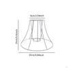 Ceiling Light Shade Lamp Cage Frame DIY Stylish Pendant for