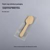 Wuhe Disposable Bamboo Ice Cream & Dessert Spoons