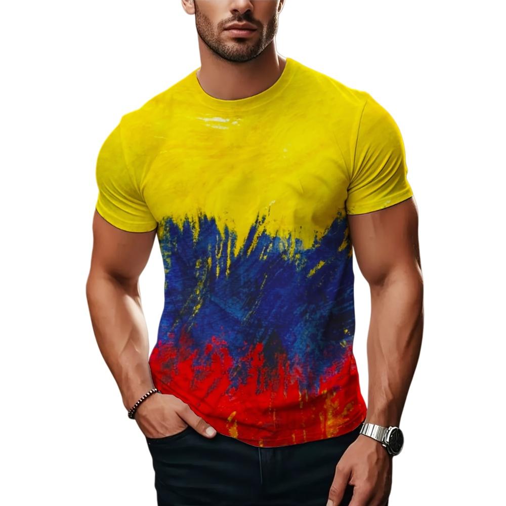 

Summer New Men s Fun Personalized T-shirt 5XL темно-синього кольору