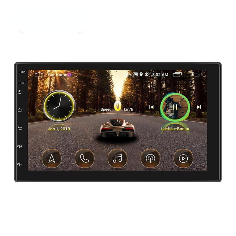 7''  Universal Auto Android Car Radio Touch Screen Support Car DVR Rear View Mirror Link WIFI GPS Bluetooth FM Receiver