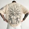 Anime Dragon Ball Z Graphic‑Print Men's T‑Shirt, Breathable Stretch Comfortable Fashion Short‑Sleeve Top For Anime Fans