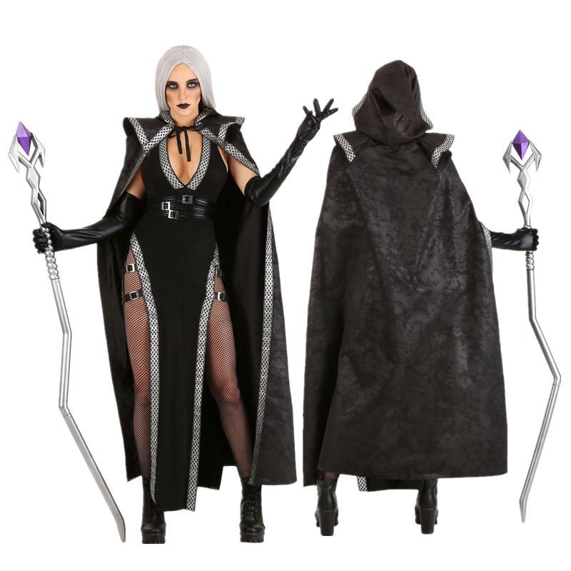Witch Halloween Costume Cosplay Magic Sorceress Party Role Play Fashion Clothing