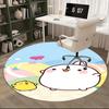 Cute Animal Toy, Goods Chair mat Round Rug Office carpet, Non slip, Suitable for Living Rooms, Bedrooms Decor.1205498a
