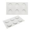 6 Holes Silicone Oblate Round Tart Cake Mold Decoration Dessert Mould For Christmas Baking Tartlet Mould Mousse Chocolate Pan